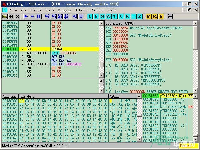 学习汇编的第一天