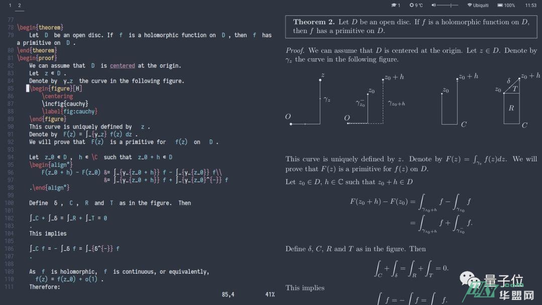 1700页数学笔记火了！全程敲代码，速度飞快易搜索，硬核小哥教你上手LaTeX+Vim