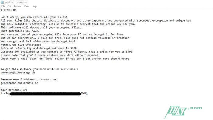 浪子回头 HildaCrypt勒索软件开发者免费发布解密密钥