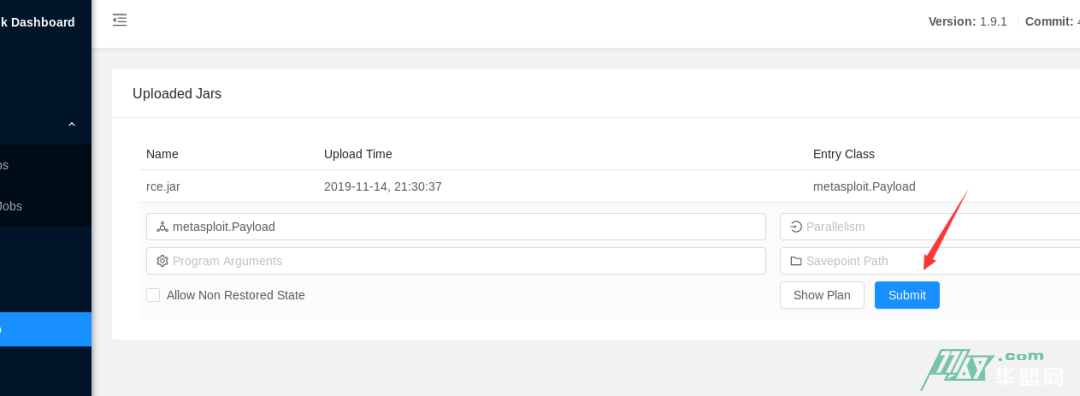 Apache Flink 任意 Jar 包上传致 RCE