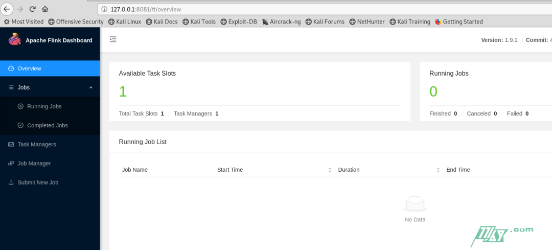 Apache Flink 任意 Jar 包上传致 RCE