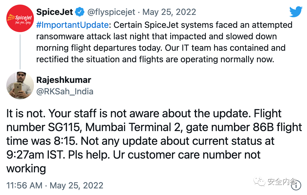 印度第二大航司遭勒索软件攻击，大量乘客滞留机场|ChromeLoader恶意软件激增，恐将威胁全球浏览器