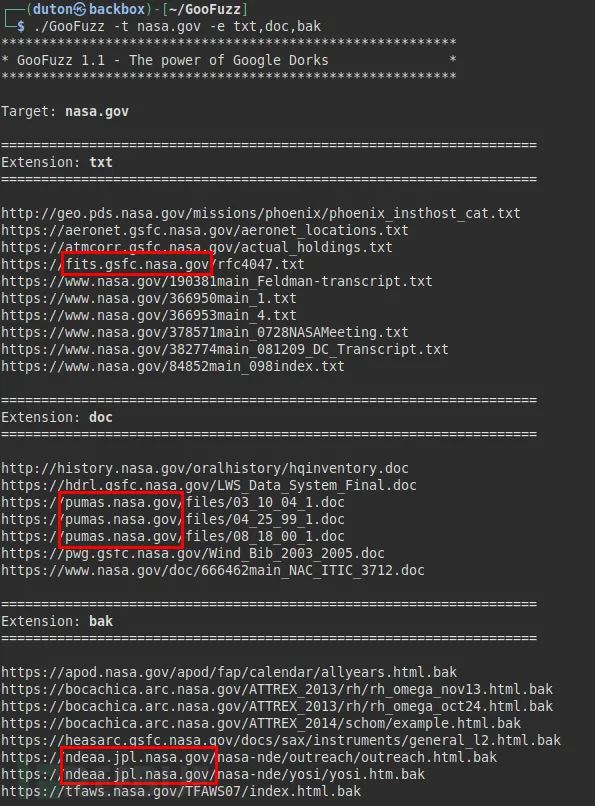 GooFuzz：一款基于OSINT方法的模糊测试工具