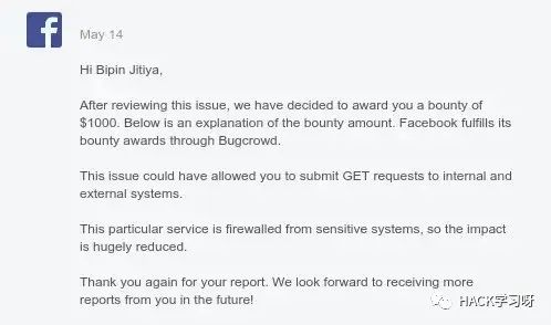 实战 | 我如何通过向 Facebook 提交漏洞赚取31500美元