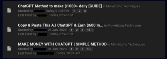 攻击者开始使用CHATGPT技术发起攻击