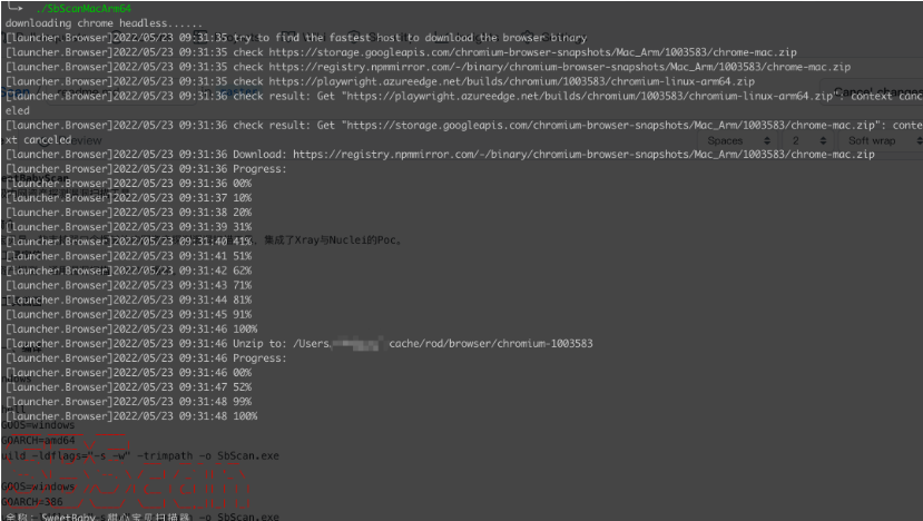 轻量级内网资产探测漏洞扫描工具