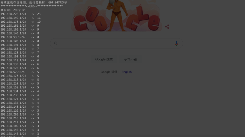 轻量级内网资产探测漏洞扫描工具